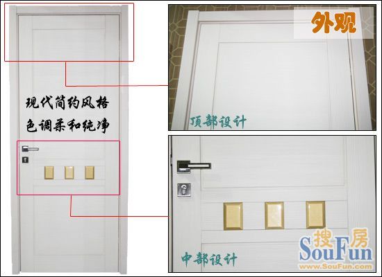 华鹤米兰纳木门外观