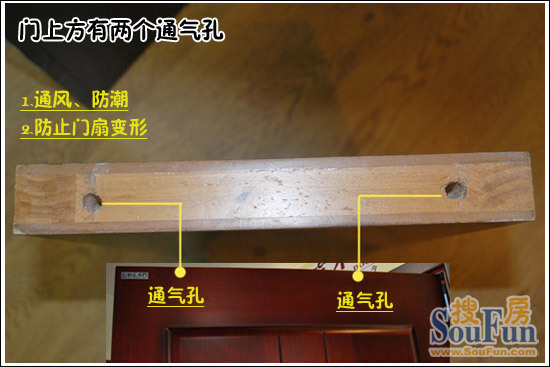 伯艺八喜系列木门B-03通气孔