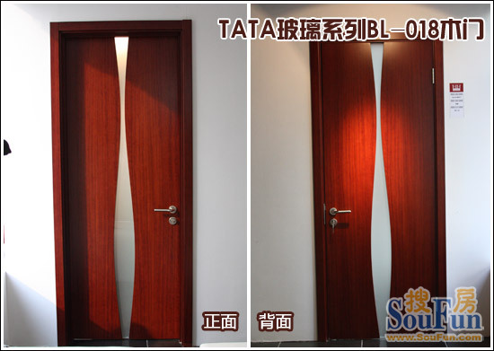 测评：TATA玻璃系列BL-018木门 青花瓷般优美雅致2