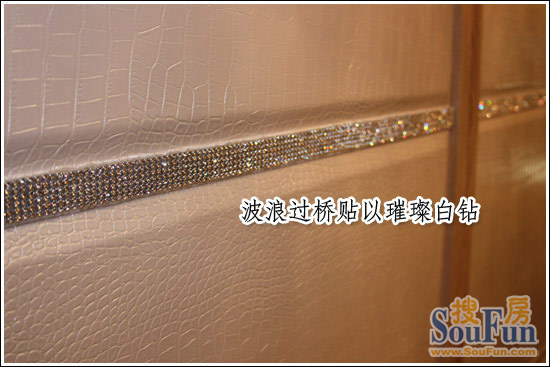 测评：诗尼曼D调奢华白移门 鳄鱼皮纹与名钻之恋-5