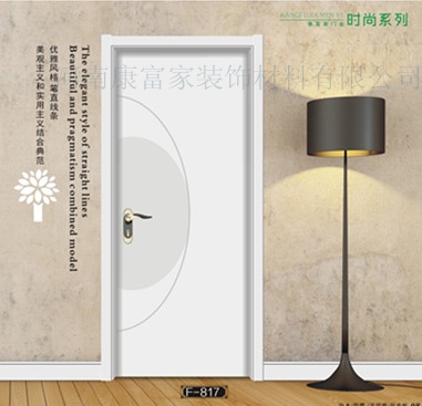 门业图片-室内套装门康富家室内防水套装门木塑门厂家木塑门新款2050*800*45  F-817图片