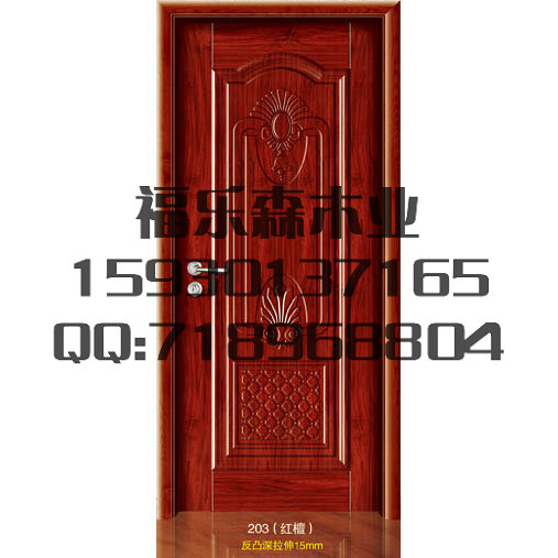 门业图片-门石家庄模压生态门厂家齐全图片
