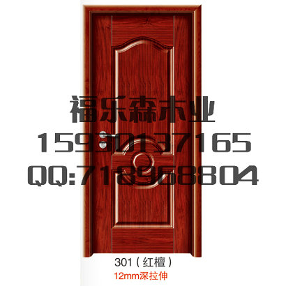 门业图片-门深拉伸生态木门 生产厂家齐全图片