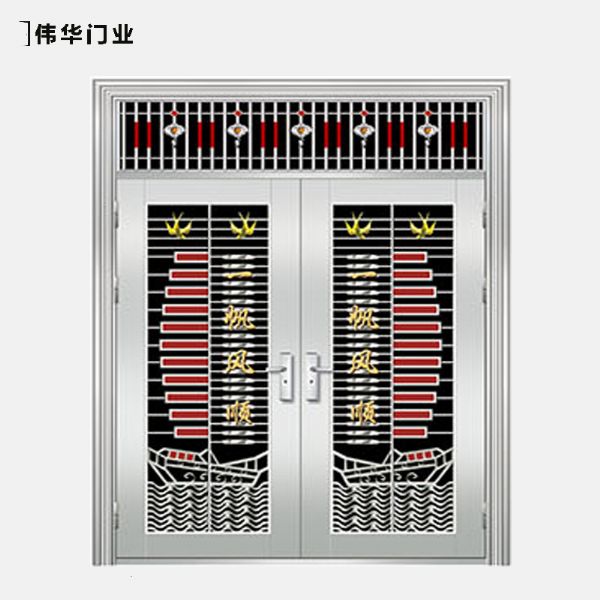 门业图片-不锈钢门CF1010CF1010(精品花）图片
