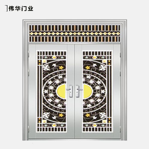 门业图片-不锈钢门CF1012CF1012(精品花）图片