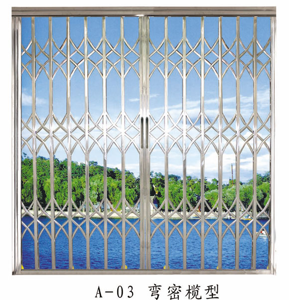 门业图片-拉闸A-03弯密榄非标图片