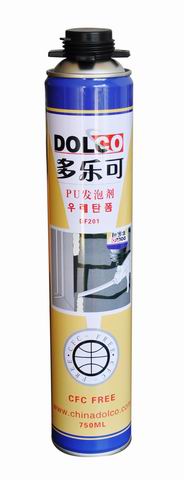 门业图片-发泡胶枪式单组份聚氨酯泡沫填缝剂DF201图片