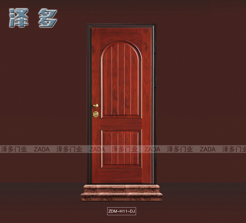 门业图片-装甲门泽多装甲门 进户门 钢木防盗门 公寓门 大门ZDM-H11-DJ图片