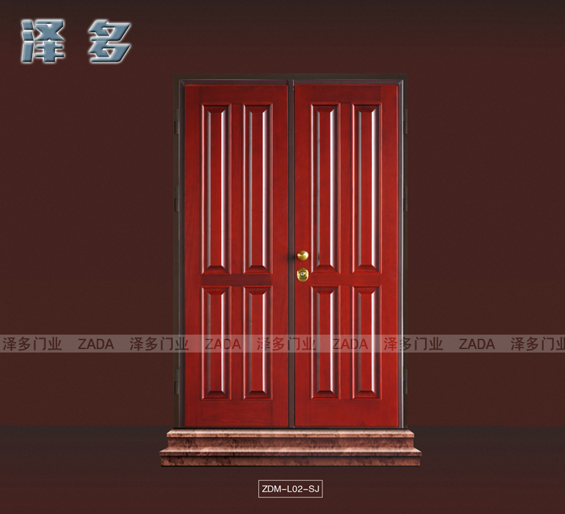 门业图片-装甲门泽多装甲门 进户门 钢木防盗门 公寓门 大门ZDM-L02-SJ图片