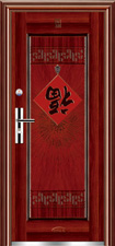 门业图片-弘福防盗门低价供应弘福防盗门HF-701图片