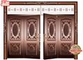 门业图片-大气天成四开门（仿真铜深拉伸）PGS-7215图片