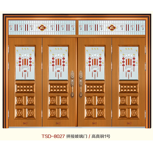 门业图片-拼接工艺大门系列TSD-8027TSD-8027图片