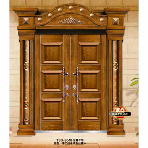 门业图片-纯手工木纹系列TSD-8048TSD-8048图片
