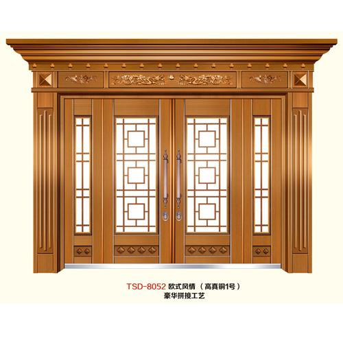 门业图片-拼接工艺大门系列TSD-8052TSD-8052图片