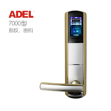 门业图片-指纹锁ADEL/爱迪尔 7000型家庭指纹锁 密码锁 电子门锁7000图片