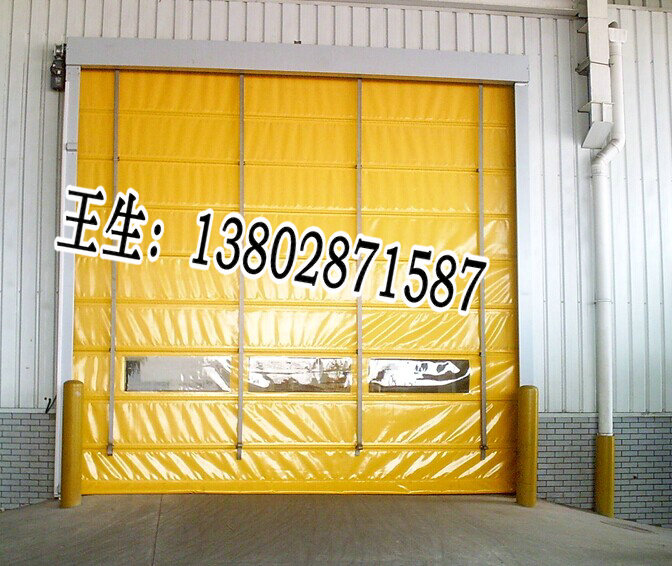 门业图片-玻璃感应门河源快速门，龙门自动门，惠东高速门6000*6000图片