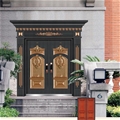 门业图片-STCM-1206-2铸铝别墅大门图片