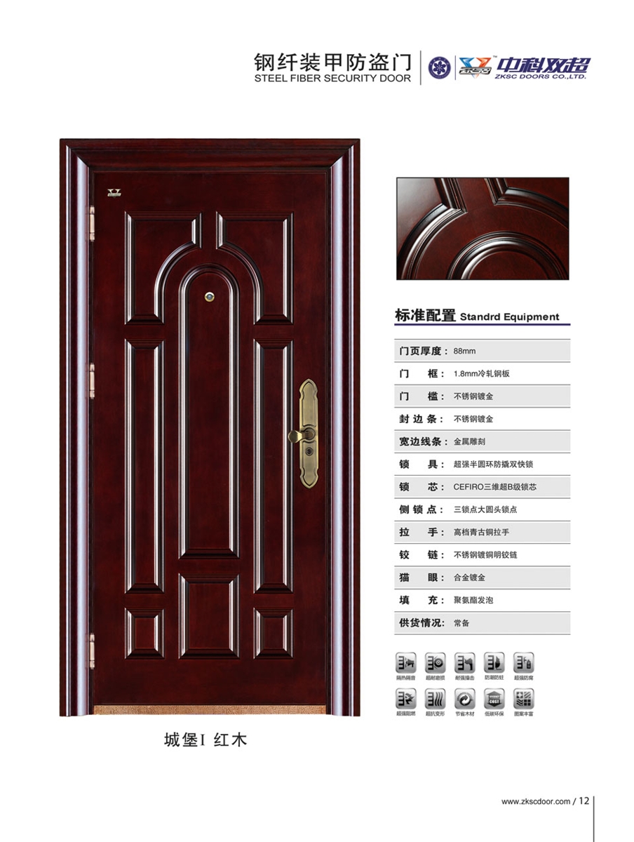 门业图片-装甲门城堡-I950*2050图片