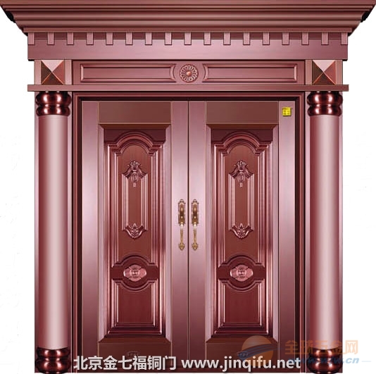 门业图片-铜门别墅铜门 别墅铜门厂家 别墅铜门价格 别墅铜门十大品牌金七福铜门7图片