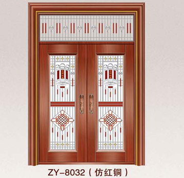 门业图片-高仿真铜铝门电泳铜铝门gt-106图片