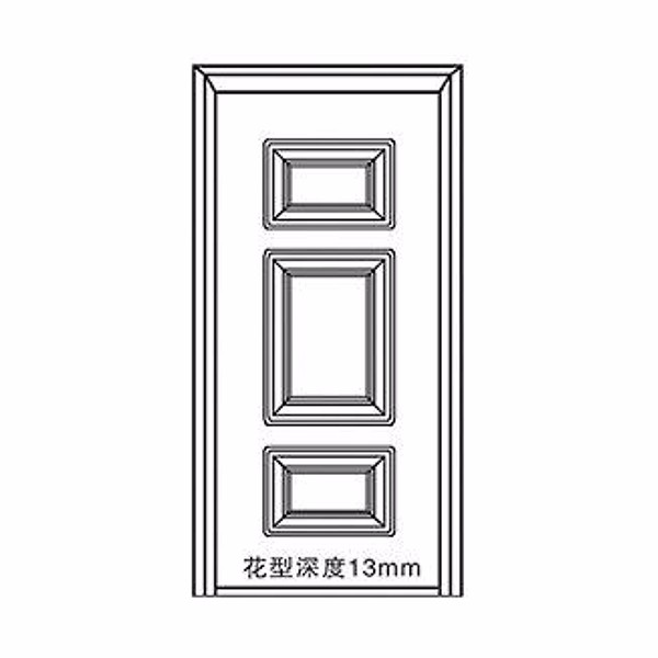 门业图片-深拉伸深拉伸门面JY-6832图片