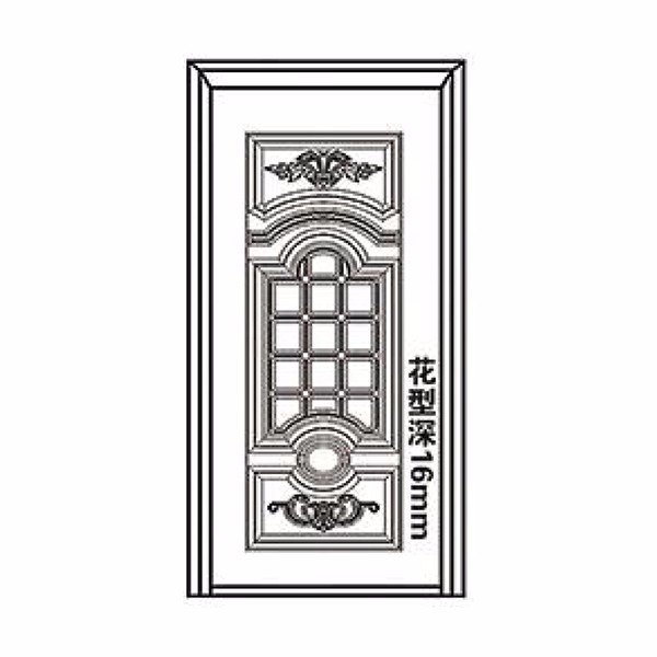 门业图片-仿反凸系列仿反凸系列门面JY-8304图片