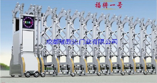 门业图片-电动伸缩门系列电动感应门，智能道闸，电动伸缩门厂家11图片