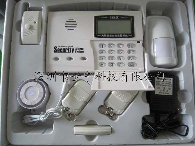 门业图片-防盗报警主机深圳家用防盗报警器 拨打电话的防盗器价格 公寓防盗报警器厂家SN-8000-6图片