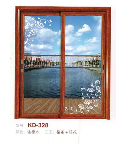 门业图片-高档铝合金门KD-328KD-328图片