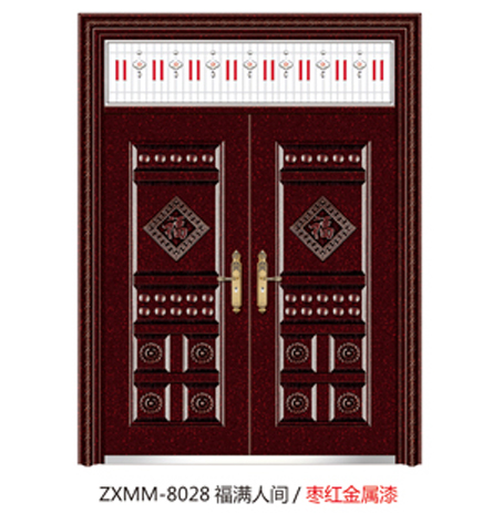 门业图片-金属漆门系列ZXMM-8028福满人间ZXMM-8028福满人间图片