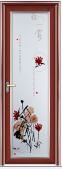门业图片-卫浴门卫浴门KLG-12图片