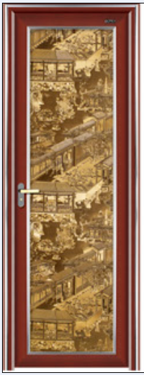 门业图片-卫浴门卫浴门KLG-21图片