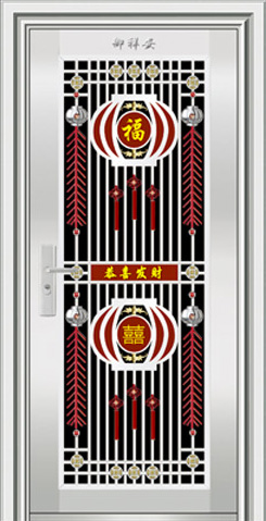 门业图片-不锈钢单门 YXA-6006(七类花)YXA-6006(七类花)图片