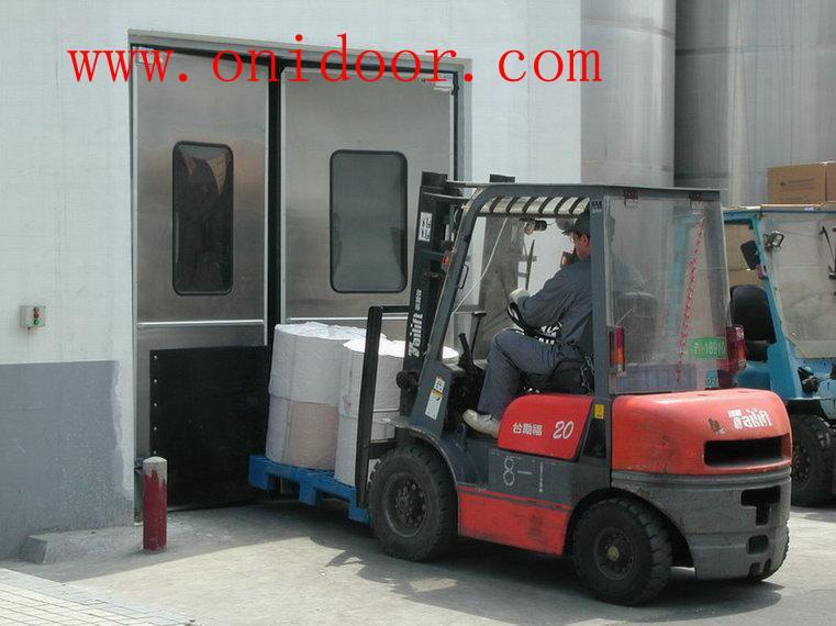 门业图片-自由防撞门厂家直销重型防撞门（大型叉车通道专用防撞门）TD-U图片