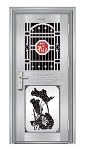 门业图片-不锈钢门三类花ZTMM-6019图片