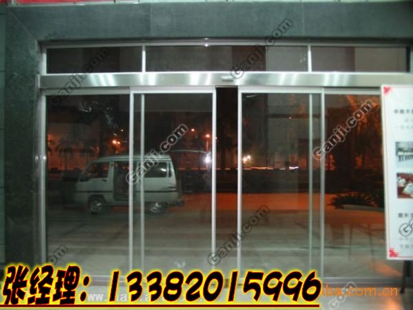 门业图片-玻璃门南京玻璃自动门钢化图片