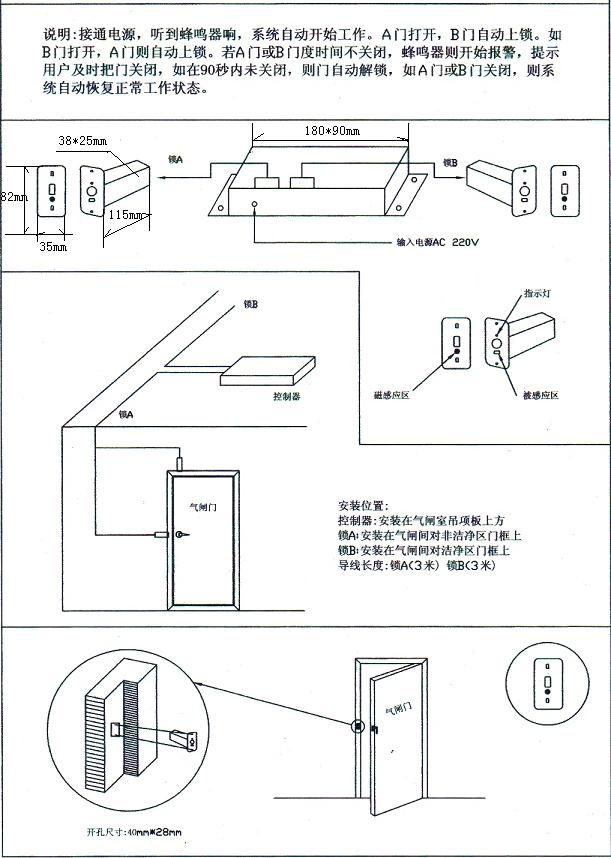 门业图片-电控锁，电子互锁电控锁，电子联锁LS图片