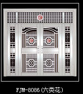 门业图片-不锈钢门四开门门FJM-8086FJM-8086图片