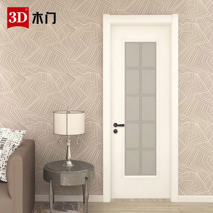 门业图片-3d木门3D木门室内门定制套装门卧室门实木复合简约现代免漆门D-922D-922图片