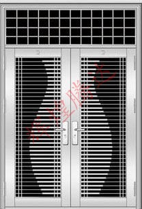 门业图片-不锈钢门系列不锈钢门系列HHTD-8128图片