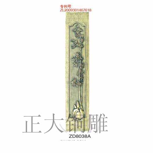 门业图片-双面铜板古铜板  铝板   浮雕板   铜雕花板正铜门芯板图片
