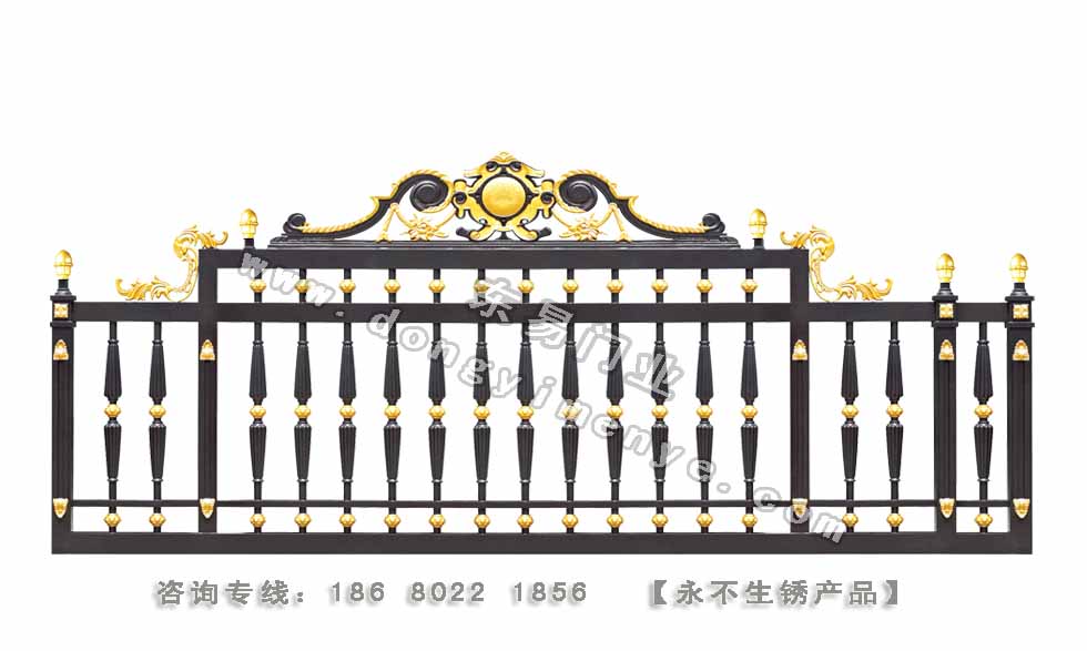 门业图片-铸铝别墅门上海东易门业DY-T10平移别墅门DY-T10图片