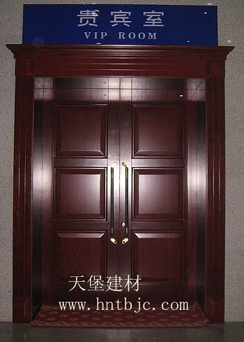 门业图片-原木门/实木门/家装门/工程门/原木家居原木门，实木门2000*800图片