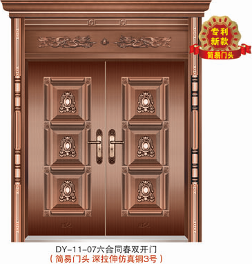 门业图片-仿铜门系列仿铜门DY-11-07图片