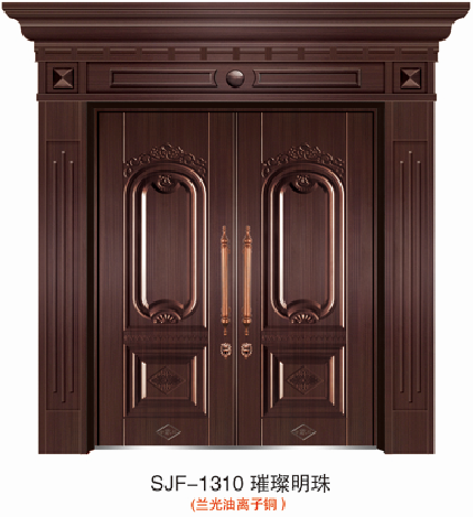 门业图片-仿真铜别墅大门系列别墅大门SJF-1310图片
