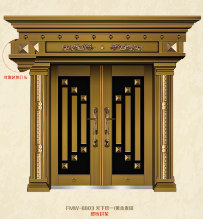 门业图片-非标仿铜门别墅门，非标别墅门，精品非标别墅门找福满屋门业福满屋门业别墅门图片