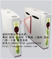 门业图片-喷漆翼闸烤漆翼闸可计数报警防夹通道闸XSA图片