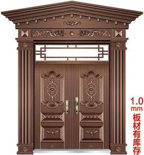 门业图片-非标门非标门ZS-777仿真铜强力拉伸(6号色磨砂)图片