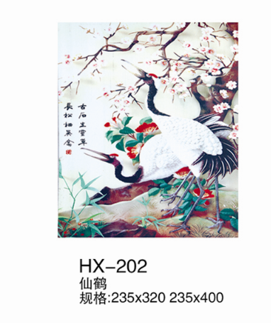 门业图片-仙鹤，岁寒三友仙鹤HX-202图片