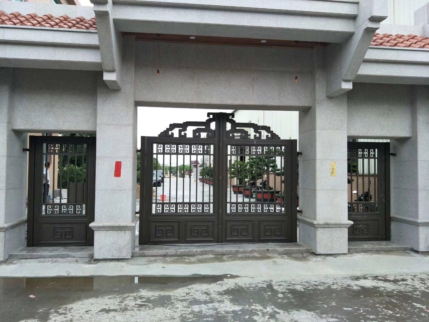 门业图片-推拉门别墅铝艺门定制生产JH232图片